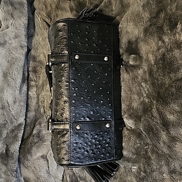 Dooney & Bourke Ostrich Mini Satchel with Wallet - Picture 4 of 9